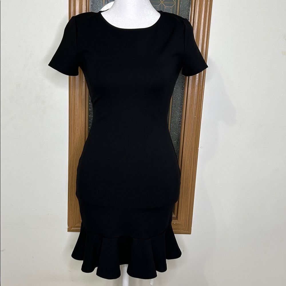 Lovers and Friends Black Ruffled Mini Dress Women’s Small